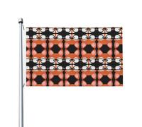 Drapeau de jardin motif tête de renard de dessin animé, double face, 90 x 150 cm, résistant à la décoloration, pour porche, balcon, pelouse, intérieur et extérieur, mât de drapeau non inclus