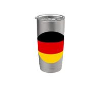 Drapeau de l'Allemagne Gobelet isotherme en acier inoxydable double paroi