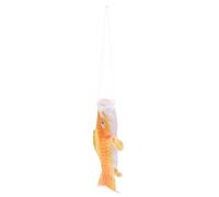Drapeau de Poisson Extérieur Carpe Koï en Tissu, Décoration Festive | Forme Poisson, Coloris Or, Usage Jardin et Célébrations, Style Vibrant et Silhouette Unique