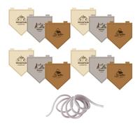Drapeau Décoratif de Camping Réglable en Feutre pour Jardin et Camp | Bannière Suspendue, Longueur Ajustable, Finition Délicate, Style Unique, pour Tente et Fête en Plein Air