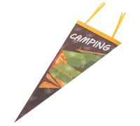 Drapeau Décoratif de Camping Suspendu en Feutre pour Fête D’anniversaire | Accessoire Photo Sûr, Décoration de Soirée à Thème, Style Beau, Usage Extérieur, Ambiance Tente