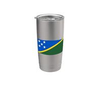 Drapeau des Îles Salomon Gobelet isotherme en acier inoxydable double paroi
