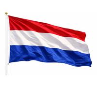 Drapeau des Pays-Bas - Drapeau Coupe du monde 2026 - Article de supporter - Polyester résistant et œillets métalliques - Coupe du monde (Pays-Bas 90 x 150 cm)