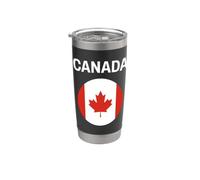 Drapeau du Canada moderne Gobelet isotherme en acier inoxydable double paroi