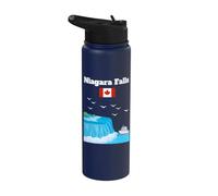 Drapeau du Canada pour amoureux des chutes du Niagara Stainless Steel Insulated Water Bottle