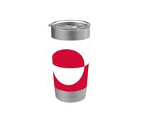 Drapeau du Groenland Gobelet isotherme en acier inoxydable double paroi