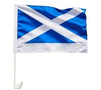 Drapeau Écossais | Support Pince Multifonction Décoratif 45 x 30 cm | Déco Véhicule Jour De Match | Pour Fans De Sport Véhicules Événements Football Fêtes Et