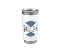 Drapeau écossais vintage Aberdeen Écosse Gobelet isotherme en acier inoxydable double paroi