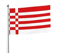 Drapeau imprimé drapeau de Brême pour l'extérieur patriotique décoratif extérieur pour la coupe du monde 2026