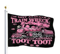 Drapeau Je ne suis pas toujours un désastre pelouse drapeaux