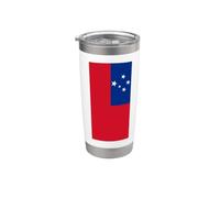 Drapeau Samoa des Samoa Gobelet isotherme en acier inoxydable double paroi