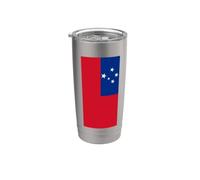 Drapeau Samoa des Samoa Gobelet isotherme en acier inoxydable double paroi