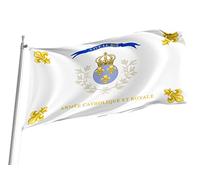 Drapeaux De Jardin Armée Catholique Et Royale De Vendée Bannière Extérieure Toutes Les Saisons Treer Drapeau Premium Garden Flag Pour Ferme Célébrations S