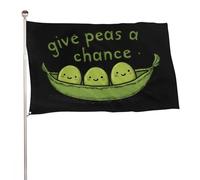 Drapeaux De Jardin Donnez Une Chance Aux Petits Pois Treer Drapeau Résiste Aux Intempéries Garden Flag Toutes Les Saisons Drapeau Extérieur Pour Balcon Fête Ferme M