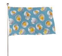 Drapeaux De Jardin Œufs Coquilles D'Œufs Treer Drapeau Décorations Drapeau Extérieur Toutes Les Saisons Garden Flag Pour Célébrations Ferme S