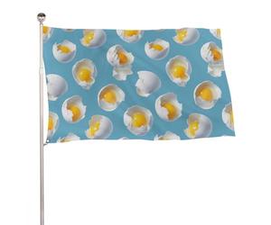Drapeaux De Jardin Œufs Coquilles D'Œufs Treer Drapeau Décorations Drapeau Extérieur Toutes Les Saisons Garden Flag Pour Célébrations Ferme M
