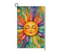 Drapeaux Jardin,Bannière d'Été Double Face 30,5 x 45,7 cm,Drapeau Visage Éclatant - Pour L'Été En Extérieur Patio Porche Pelouse Terrasse Balcon Maison Campagnarde Vacances