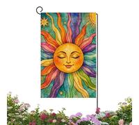 Drapeaux Jardin - Bannière Double Face 30 X 45 Cm - Drapeau De Jardin Visage | Pour Décoration Extérieure, Patio, Porche, Pelouse, Terrasse, Balcon, Ferme, Vacances,