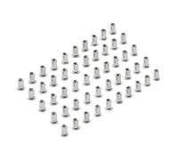 Draper 04051 Lot de 50 écrous à rivets filetés en zinc M12 x 1,75