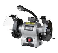 Draper 05095 Meuleuse d'établi avec lampe de travail 150 mm 370 W 230 V