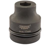 Draper 05098 ouille à choc 6 pans 17mm 1in Carré, Moly Chrome
