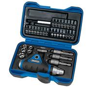 Draper 05586 Coffret tournevis à cliquet 35 pièces et embouts