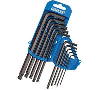 Draper 10 Pc pièce métrique hexagonale et Boule hexagonale de clés 33694 et étui