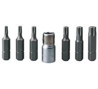 Draper 12274 Jeu d'embouts Tx-Star Carré conducteur 1/4" 7 pièces