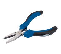Draper 12536 Mini pince à bec plat avec poignée souple, 115 mm