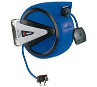 Draper 15052 rétractable électrique Enrouleur de câble, Bleu, 20 m