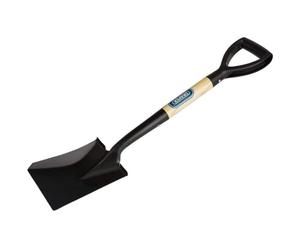 Draper 15072 rond point Mini pelle avec manche en bois, noir, 15073, 0 voltsV