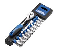 Draper 16369 Lot de 12 douilles métriques carrées 1/4"