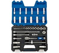 Draper 16449 3/20,3 cm carré d'entraînement métrique Douille Ensemble de 36 pièces