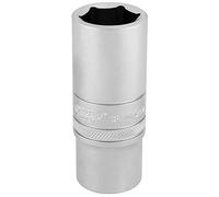 Draper 17545 Douille de 18 mm à entraînement carré Hi-Torq 6 points de 18 mm Bleu