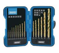 Draper Boîte de 15 forets HSS titane 1 à 10mm