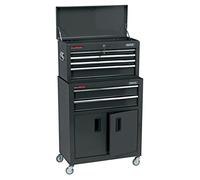 Draper 19572 Armoire à roulettes et coffre à outils Noir 61 cm