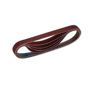 Draper 2 08684 Lot de 5 bandes abrasives en tissu 10 x 330 mm Grain 120 Rouge Taille unique