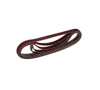 Draper 2 08688 Lot de 5 bandes abrasives en tissu, 13 x 457 mm, grain 40 (rouge, taille unique)