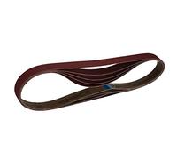 Draper 2 08698 Lot de 5 bandes abrasives en tissu, 25 x 762 mm, grain 120, rouge, taille unique