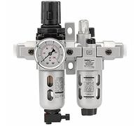 Draper 24326 Ensemble filtre, régulateur et lubrificateur FRL 1/4" BSP