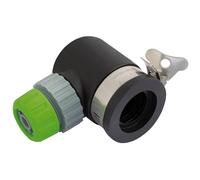 Draper 24919 à 90 degrés à angle droit Connecteur de robinet, Multicolore, 17 x 8 x 5.3 cm