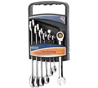 Draper 25397 Lot de 7 clés mixtes à cliquet Hi-Torq