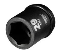Draper 29mm Impact Douille 1.9cmD 6 Point Hexagonale Standard Longueur Hi-Torq