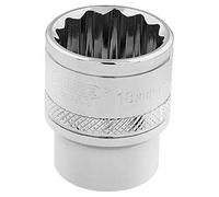 Draper 32786 Douille métrique à entraînement carré 12 points Hi-Torq 3/8", taille 18 mm