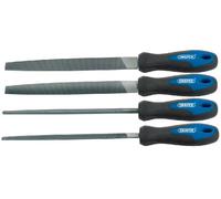 Draper 44962 Lot de 4 limes Soft grip 200 mm (Import Allemagne)