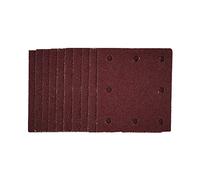 Draper 52388 Feuilles abrasives 1/4 avec crochet et boucle, 115 x 105 mm, grain 40 (lot de 10)