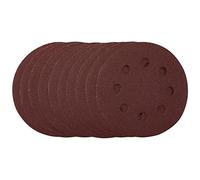 Draper 53500 Lot de 10 disques abrasifs 115 mm Grain 120 Rouge Taille unique