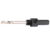 Draper 56387 Expert Arbre pour scie-cloche hexagonal avec foret pilote HSS pour scies-cloches 14-30 mm 7/16"