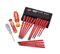 Draper 5776 Lot de 18 tournevis isolés interchangeables