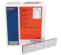 Draper 59839 Lot de 5 000 agrafes 25 mm